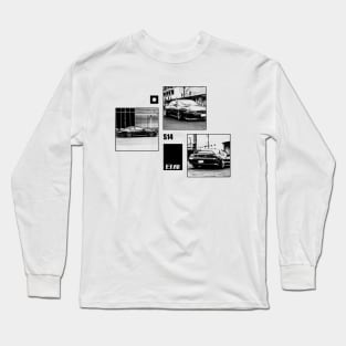 NISSAN SILVIA S14 KOUKI Black 'N White Archive Long Sleeve T-Shirt